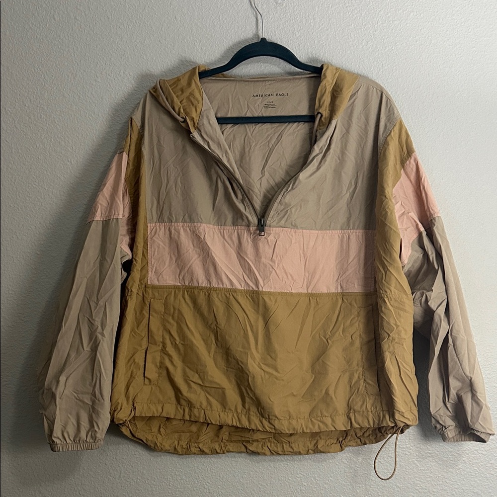 American Eagle Outfitters Women's Utility Jacket - Tan, Pink, Brown